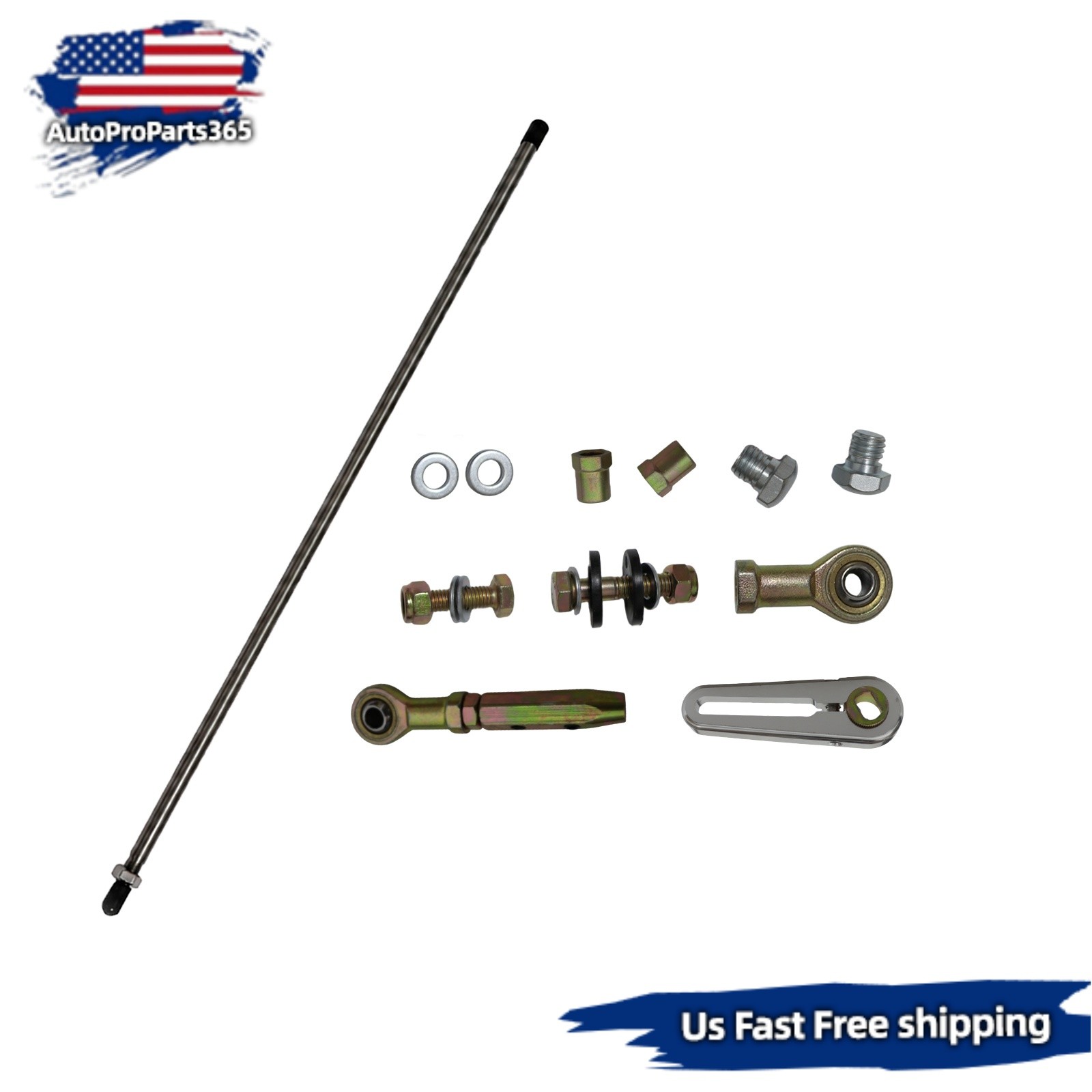For 350 400 700R4 GM Transmissions Adjustable Column Shift Linkage Kit 21"