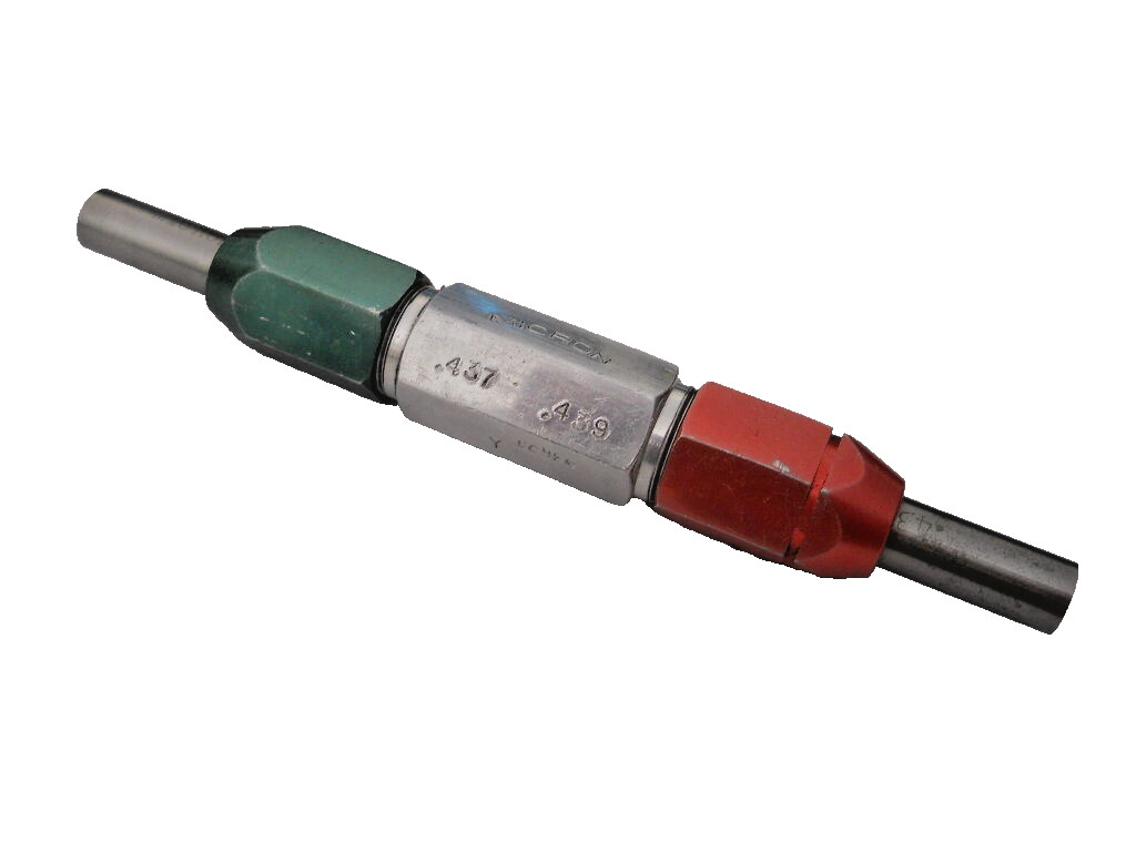 Micron 0.437" & 0.439" Go - NoGo Pin Gauge, No-Go