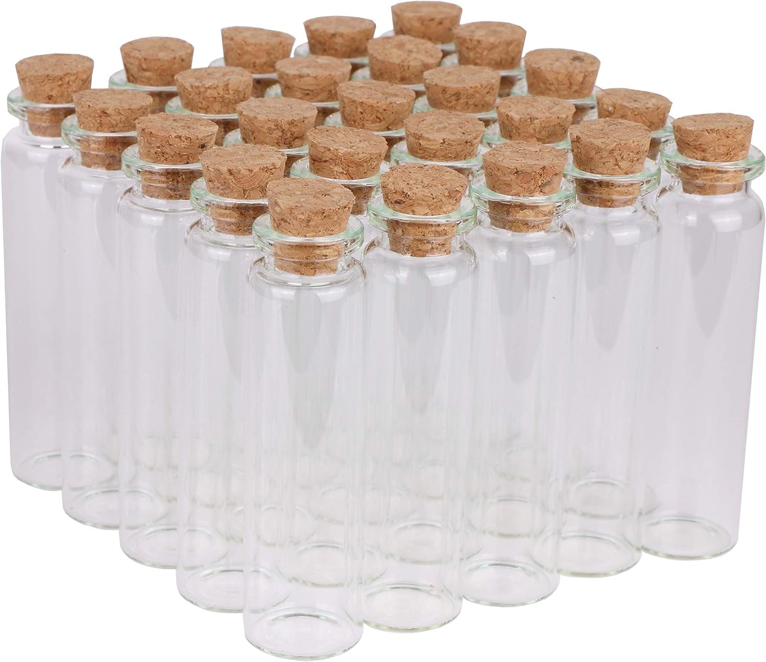 Small Glass Bottles with Cork Stoppers 20ml