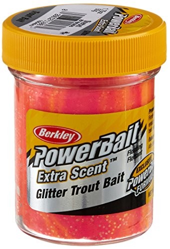 Berkley unisex-adult PowerBait Glitter Trout Bait Sherbet ,Jar