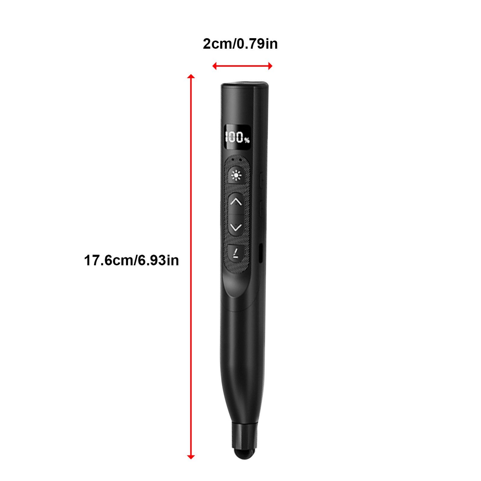 Smart Presentation Clicker Page Turner With Telescopic Pointer Stick Digita FIQP