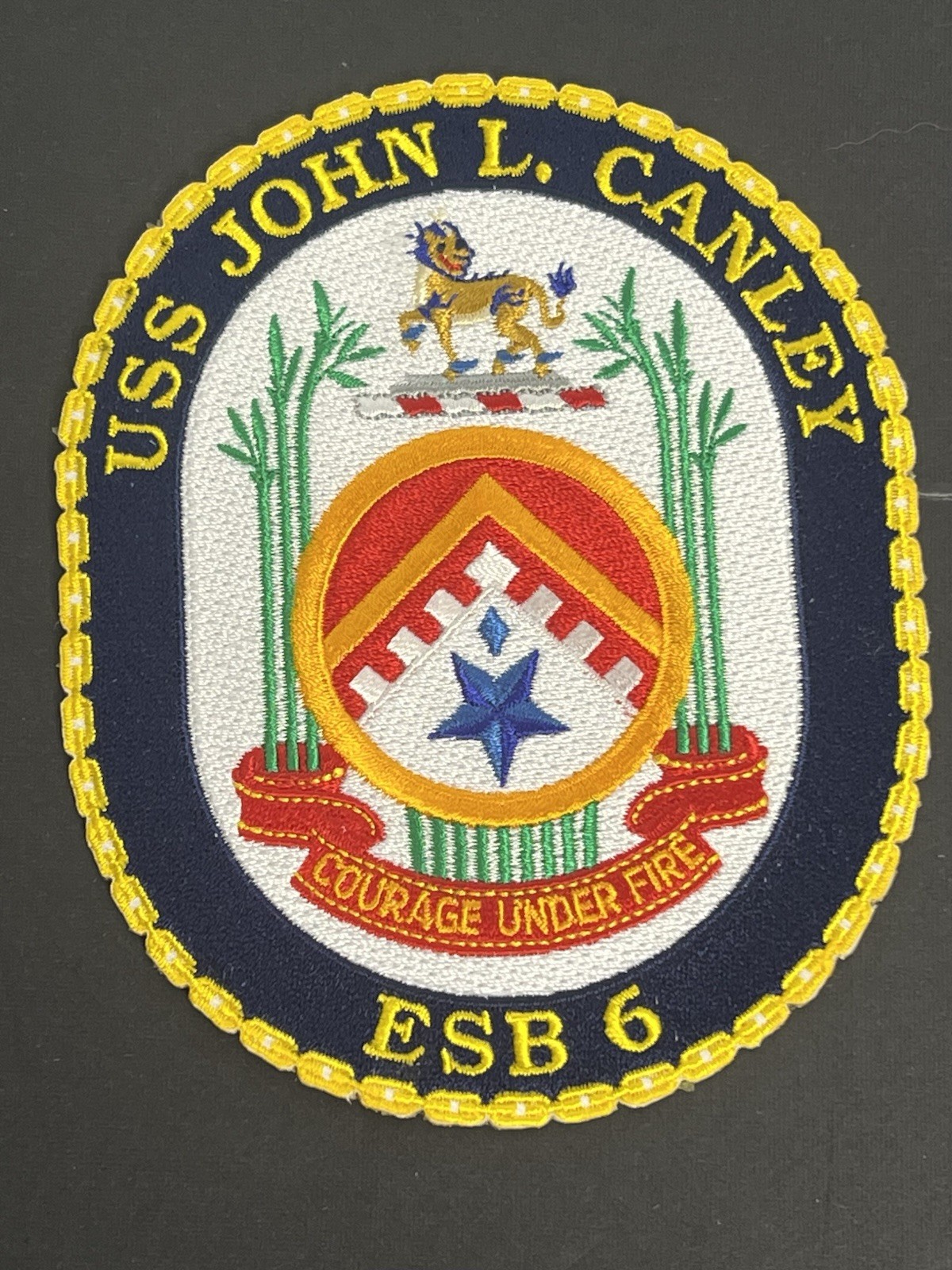USS John L. Canley ESB-6 Patch
