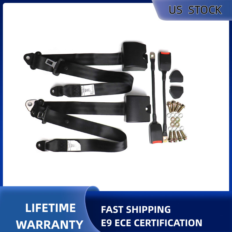2Set Seat Belts Front Seats Easy Install Elastic Universal Fits For all Porsche