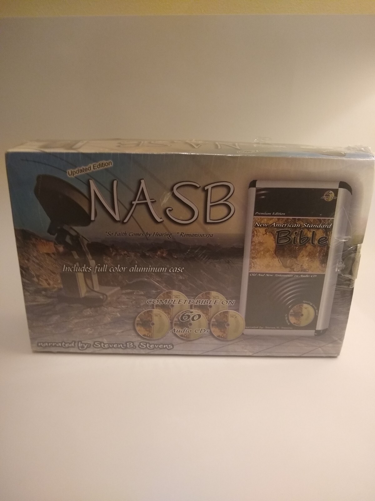 Complete Audio narrated Bible 60 CDs Aluminum Case Christianity Religion Gift