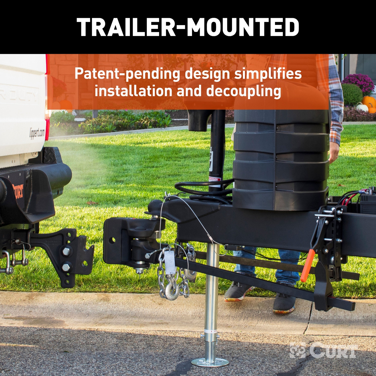 TruTrack 4P Trailer-Mounted Weight Distribution Hitch, 8-10K