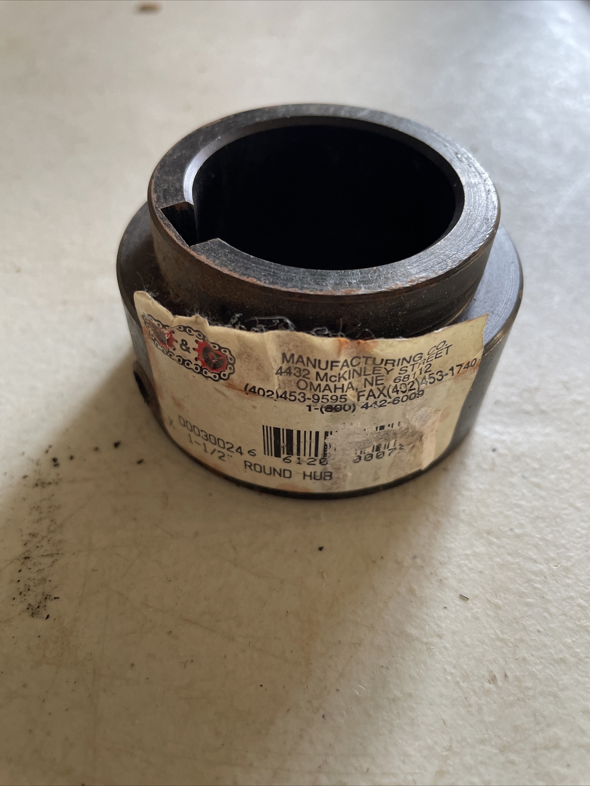 G & G 00030024 1-1/2" Bore Weld on Hub For X Series