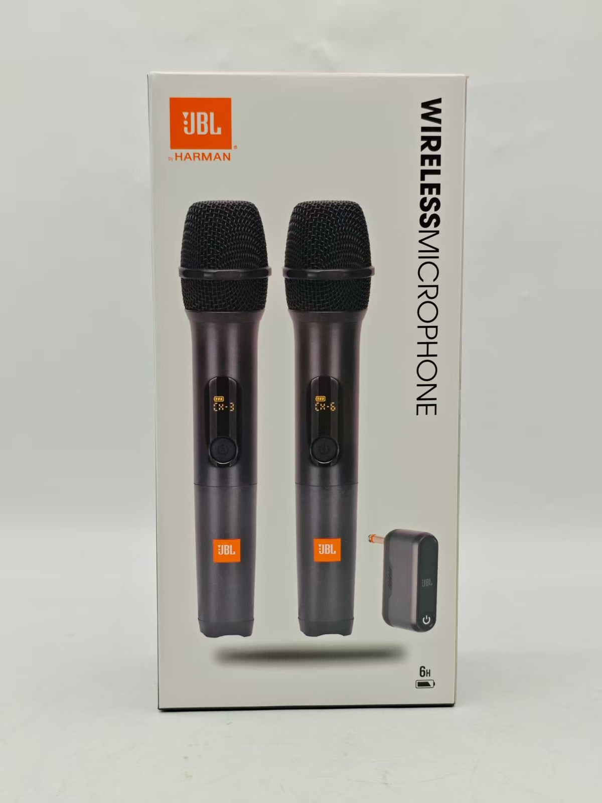 JBLWIRELESSMICAM 2 Wireless Dynamic Microphones With Dual-Channel Receiver