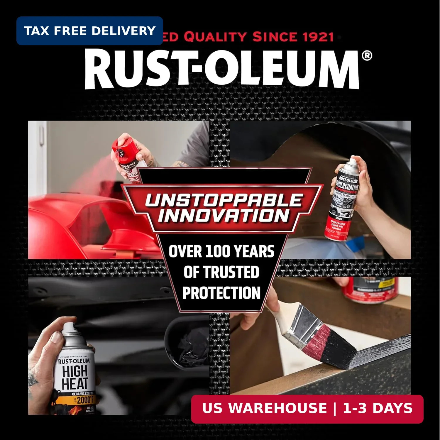 Share Rust-Oleum Stops Rust Converter Rust Reformer Spray Flat Black Finish 10.2