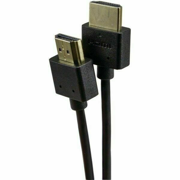 XHD10-04254 HDMI Thin 32AWG Gold-Plated 10ft Black
