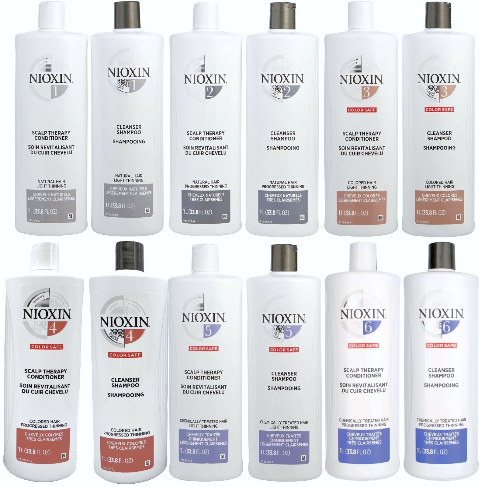 NIOXIN Scalp Therapy Shampoo Conditioner Liter DUO - System 1/2/3/4/5/6