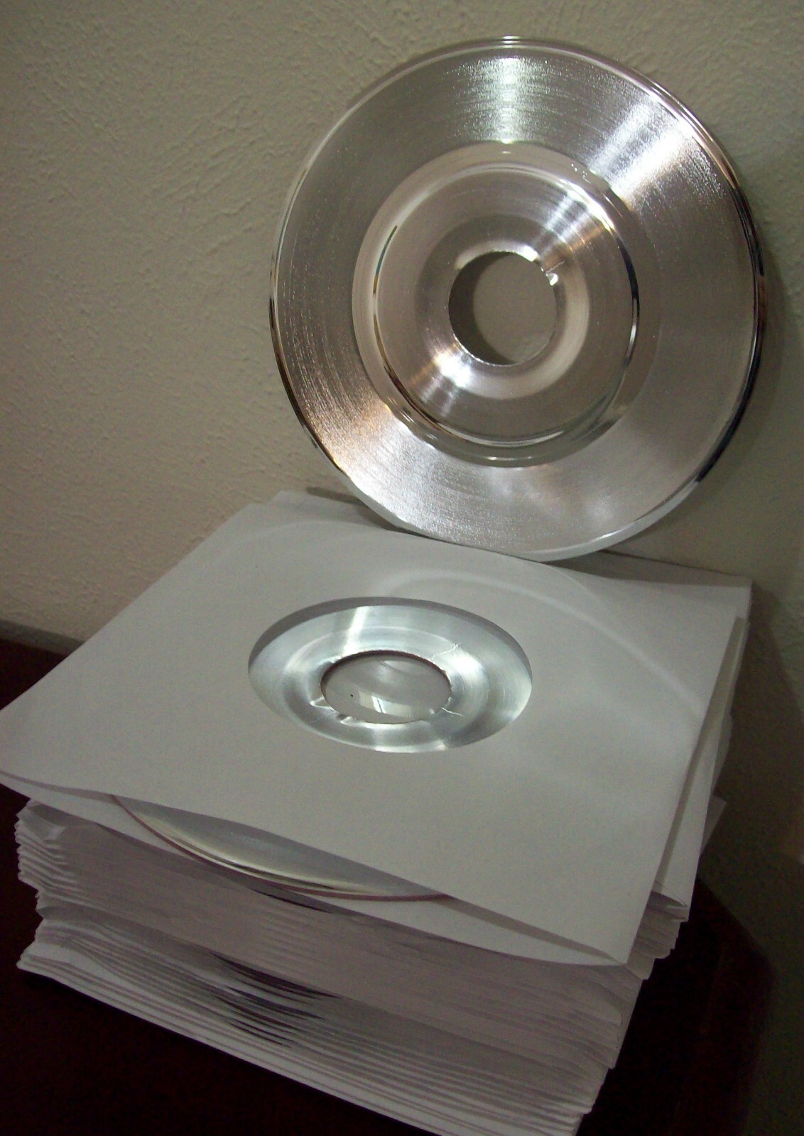 Blank Silver Platinum 45 rpm Plated Record High Quality to Customize Award Vinyl