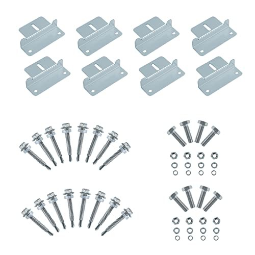 Solar Panel Mount Z Brackets, 2 Sets 8 Units Solar Panel Z Bracket 2 SET(New)