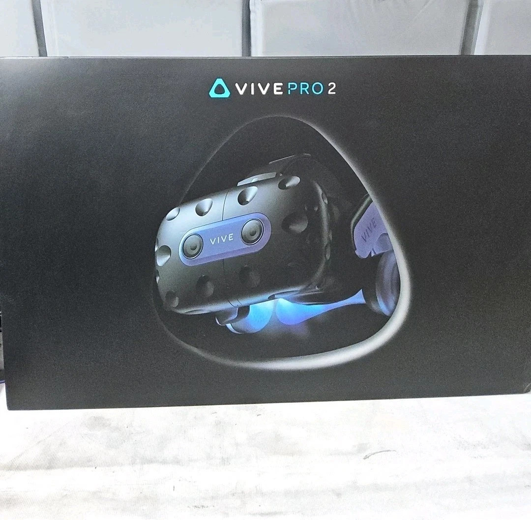 HTC Vive Pro 2 Full Kit Black/Blue Bluetooth + USB NEW