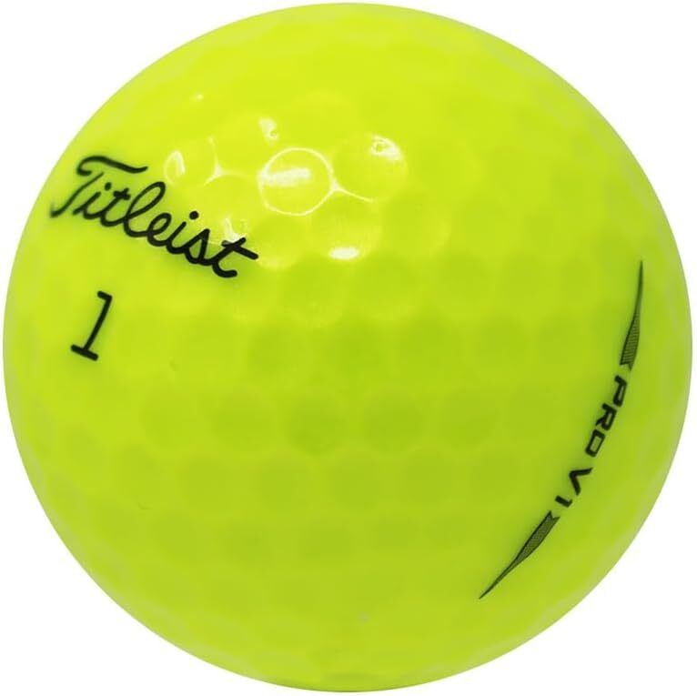 48 Titleist Pro V1 Yellow Used Golf Balls, 2019, Good Condition, AAA Quality