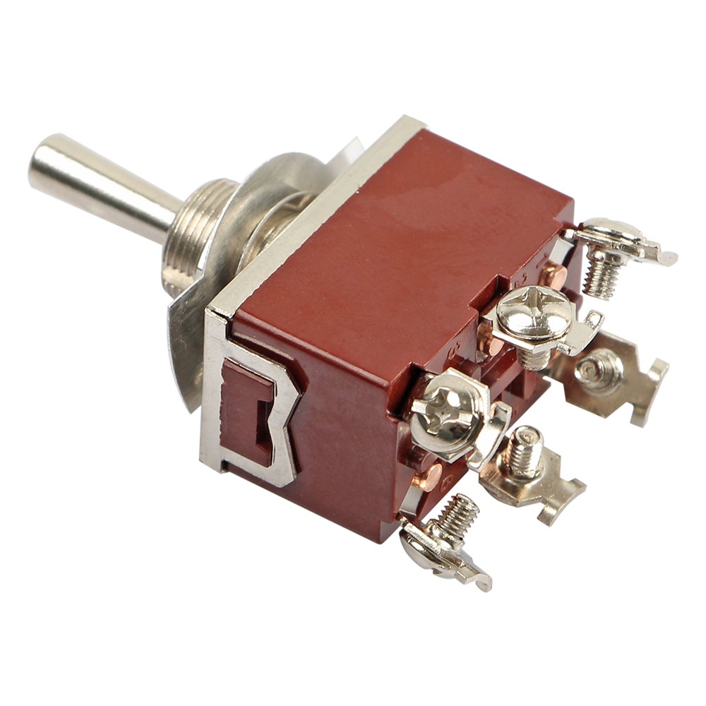 3X Heavy Duty DPDT ON/OFF/ON Toggle Switch 20A 125V/15A 250V Screw Terminals