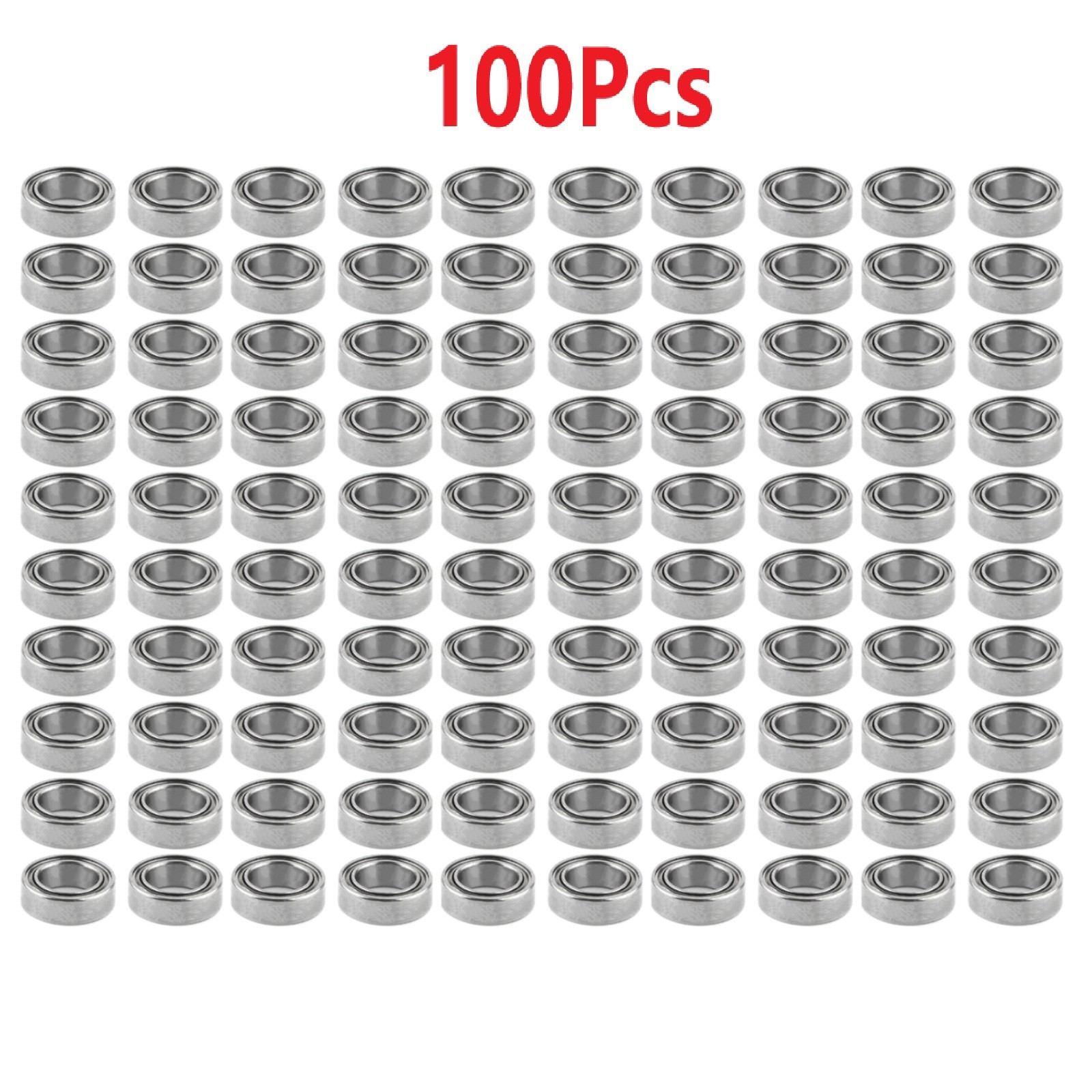 100 pcs 5x8x2.5 mm Metal Shielded Ball Bearing Bearings MR85ZZ 5*8*2.5 New