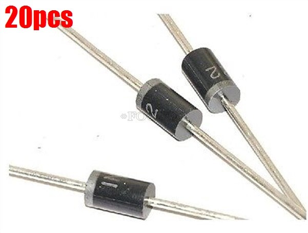 20Pcs 1N5822 Diode Schottky 3A 40V ei
