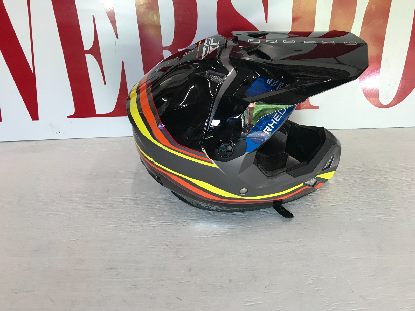 O4D Fly Racing 2022 Adult Formula CP SE Speeder Helmet XS 73-0024XS