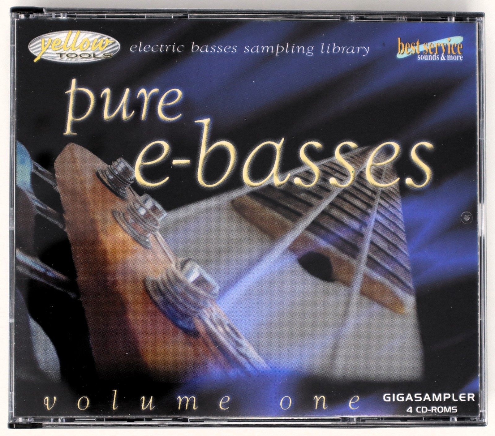 Best Service Pure E-Basses GigaSampler Sample/Sound Library/Sampling 4 CD