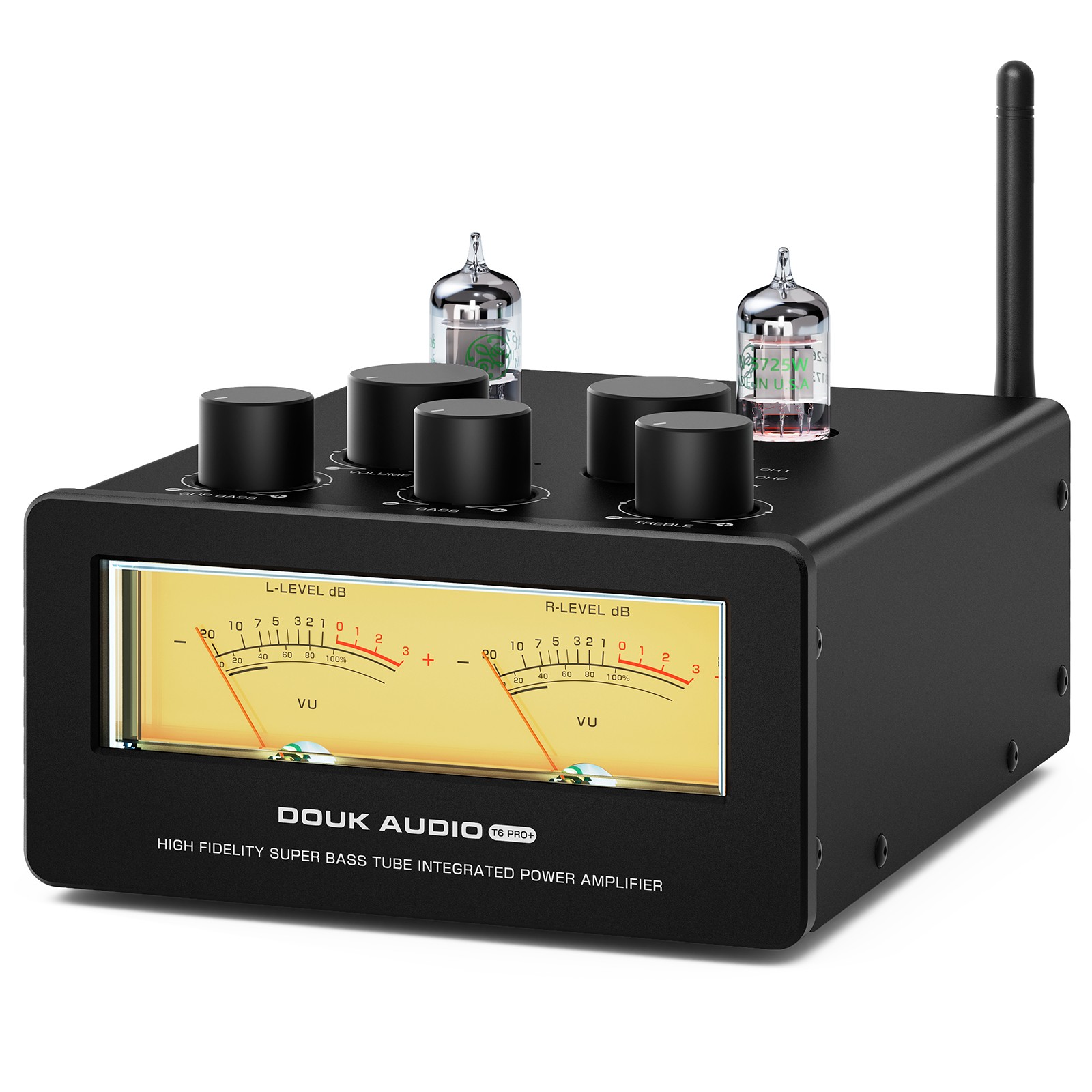 Tube Amplifier HIFI Hybrid Bluetooth 5.1 Stereo Amp 300W w/VU Meter, Super Bass