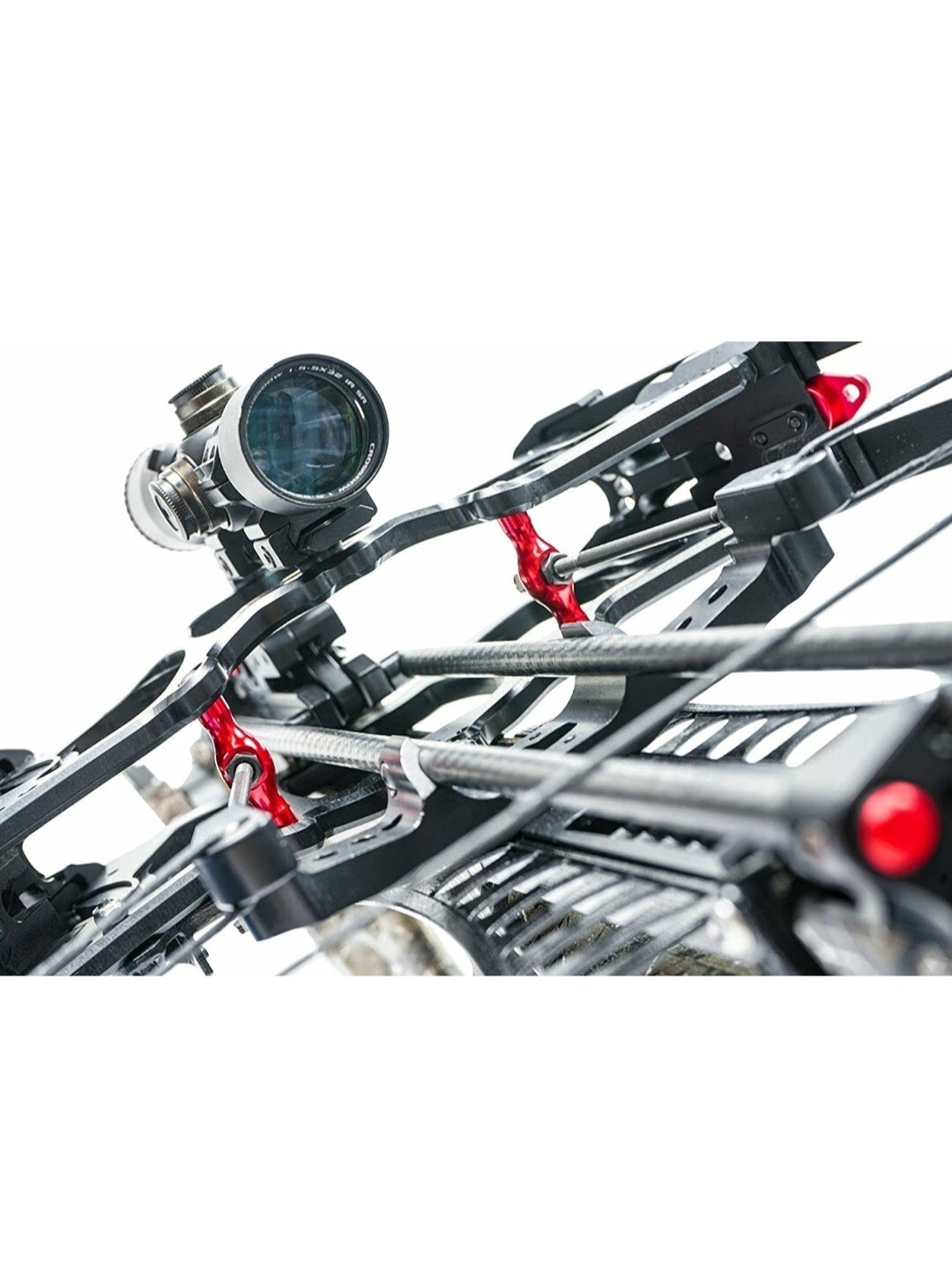 AXE 405 AX405 Crossbow with Multi-Range Reticle Scope and 3 Bolts - Camo 