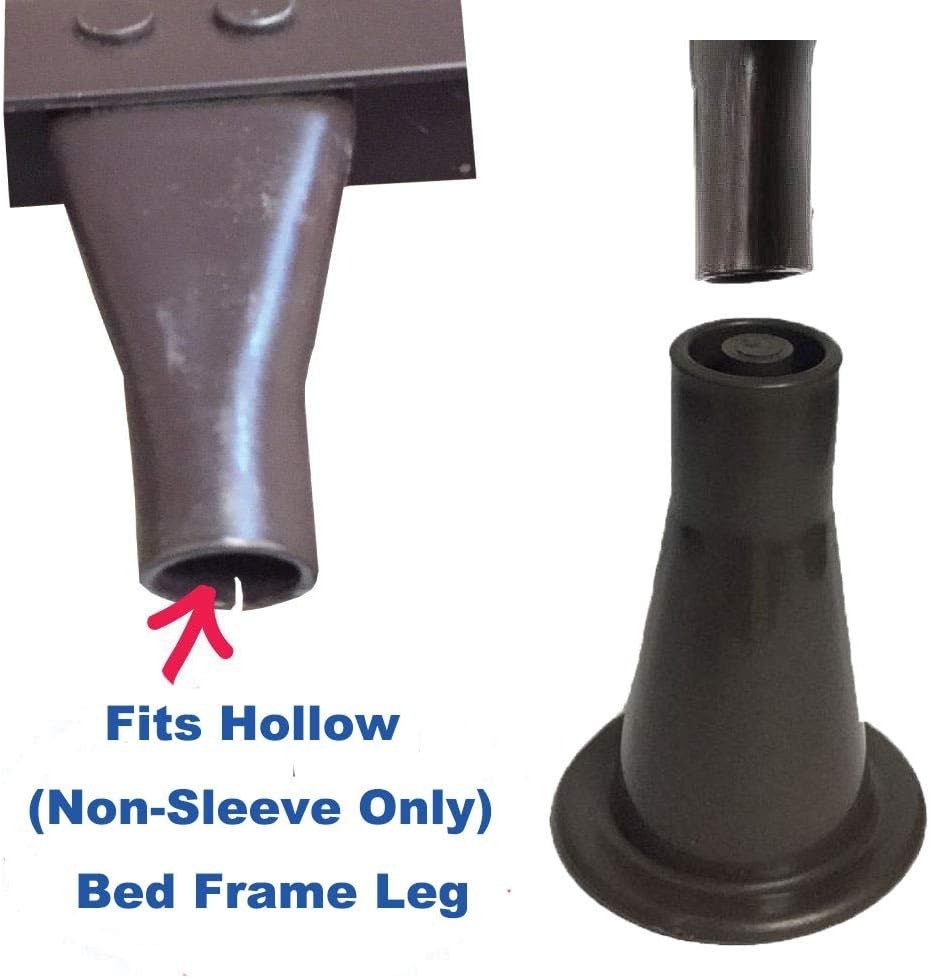 6PCS Reinforced Bed Frame Feet That Replace Wheels. Prevent Sliding. Sturdy Repl