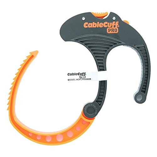 Cable Cuff PRO (4 Pack: 4x Large 3 Inch Diameter) Adjustable, Reusable, Cable
