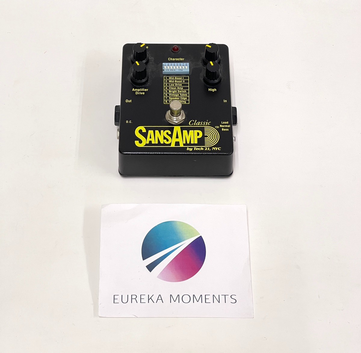 Tech 21 SansAmp Classic Guitar Effects Pedal Amp Emulator Used