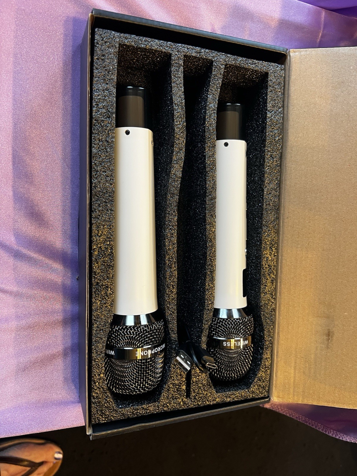 ECHOMUSSY - Wireless Microphones With Receiver 240ft Range