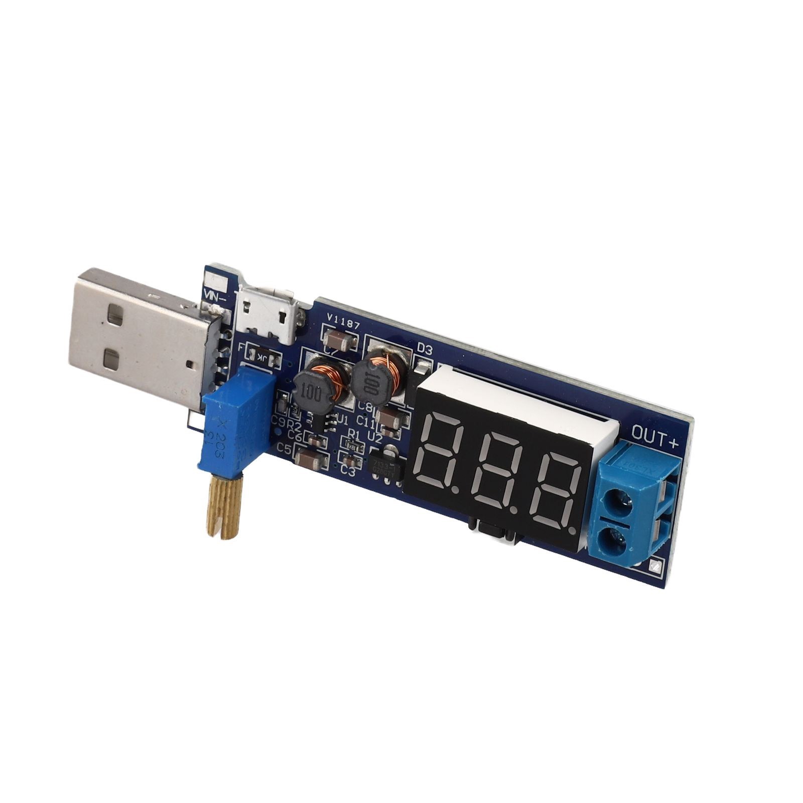 5V USB Boost Power with Precise Adjustable Potentiometer Output