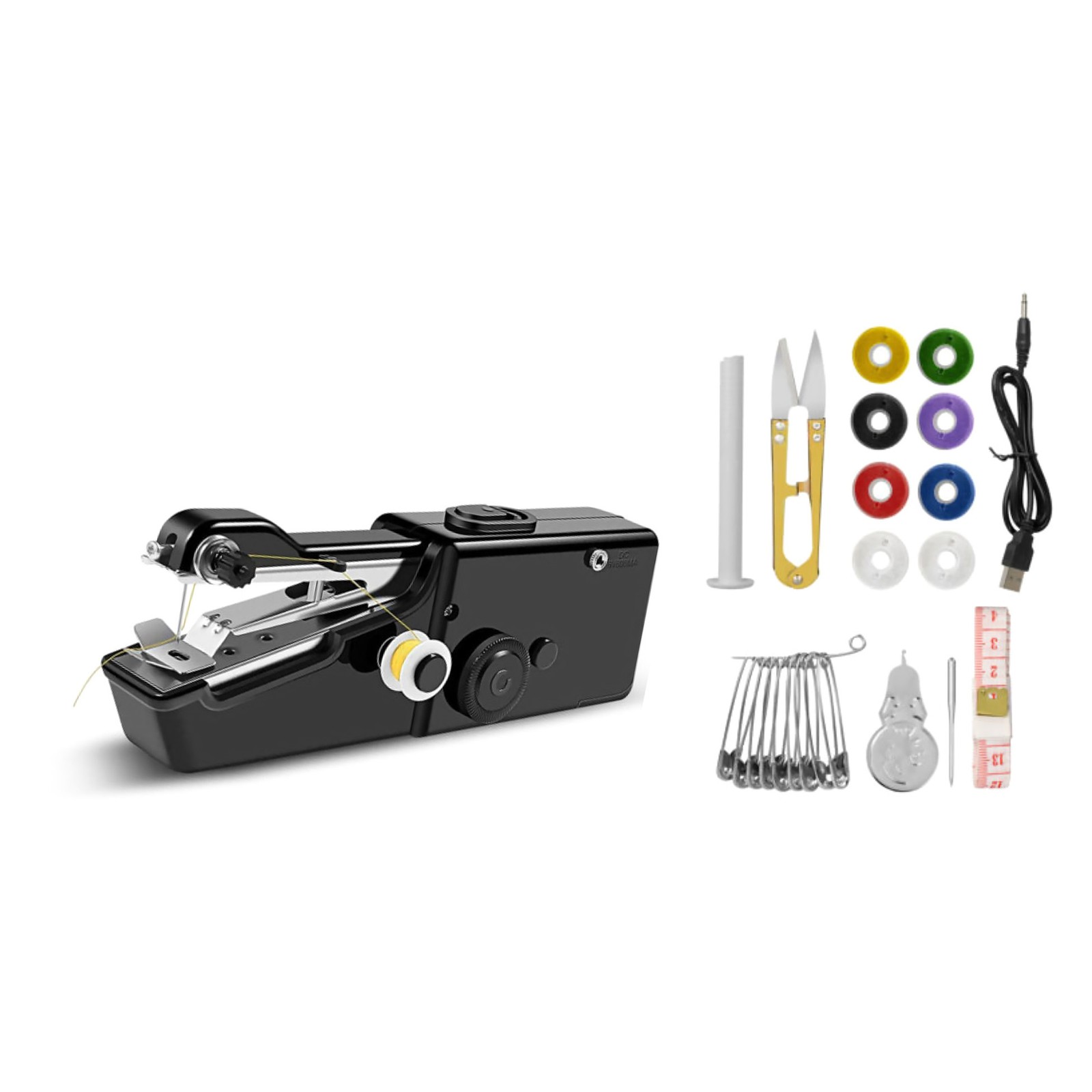 User-Friendly Handheld Sewing Machine Stitch Electric Compact Travel Mini Tool a