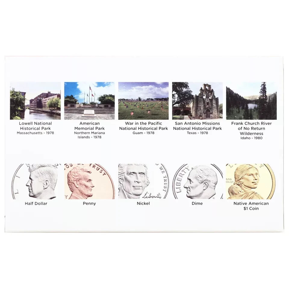 2019 S Proof Set Original Box & (3) 1 Cent Uncirculated-Proof-Reverse Proof OGP