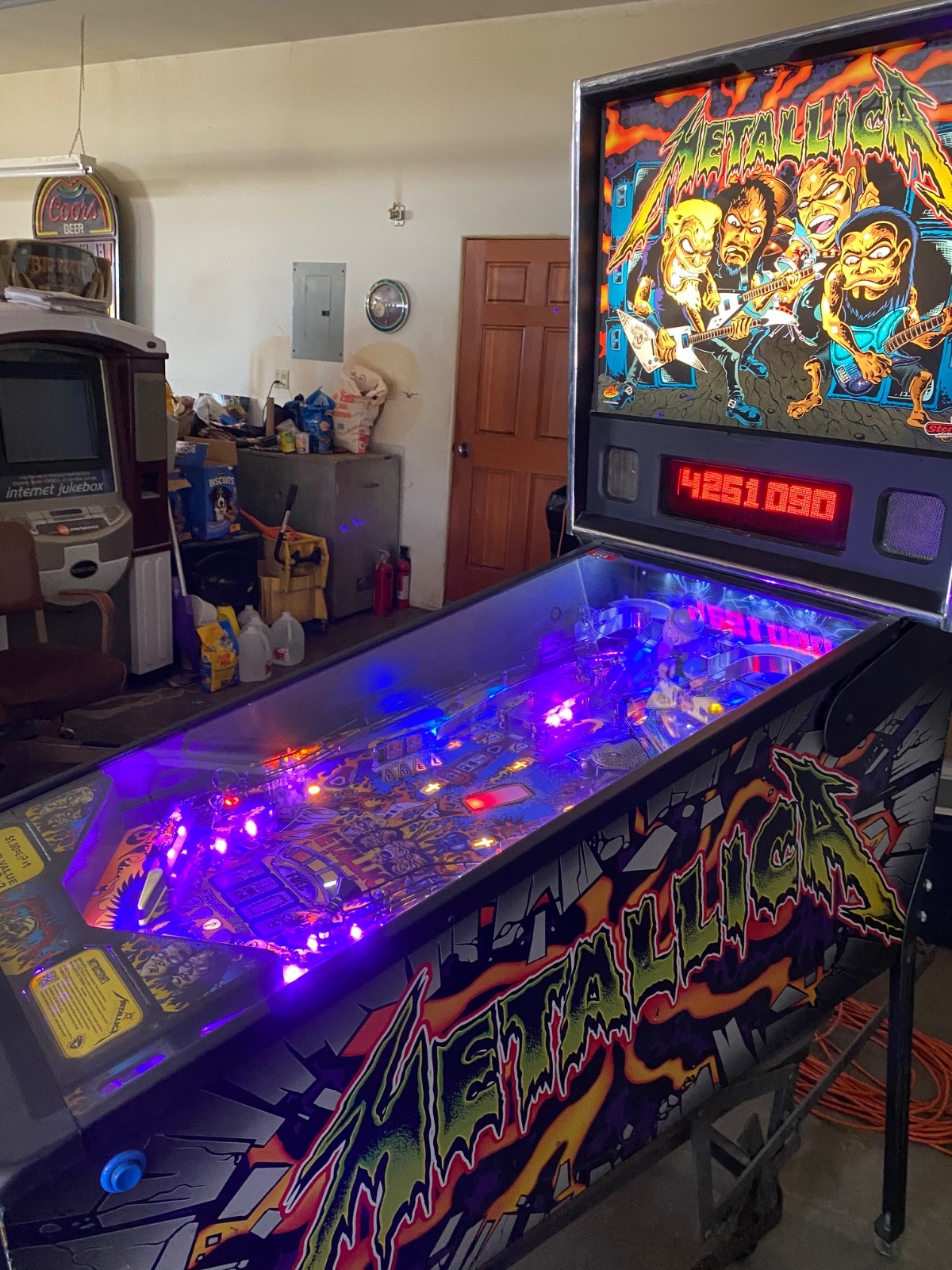 metallica pinball machine