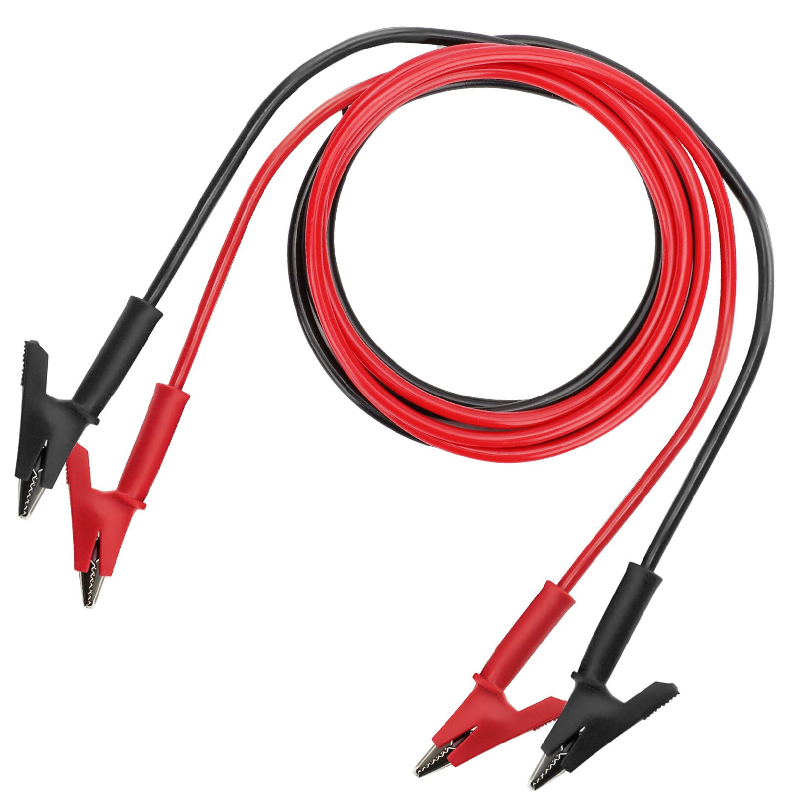 2PCS Alligator Clips Electrical Multimeter Test Leads 1500V/15A Jumper Wires Set