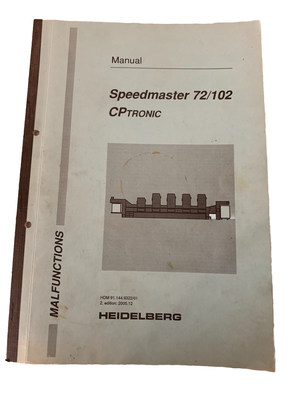 Heidelberg 72/102  CP Tronic Manual
