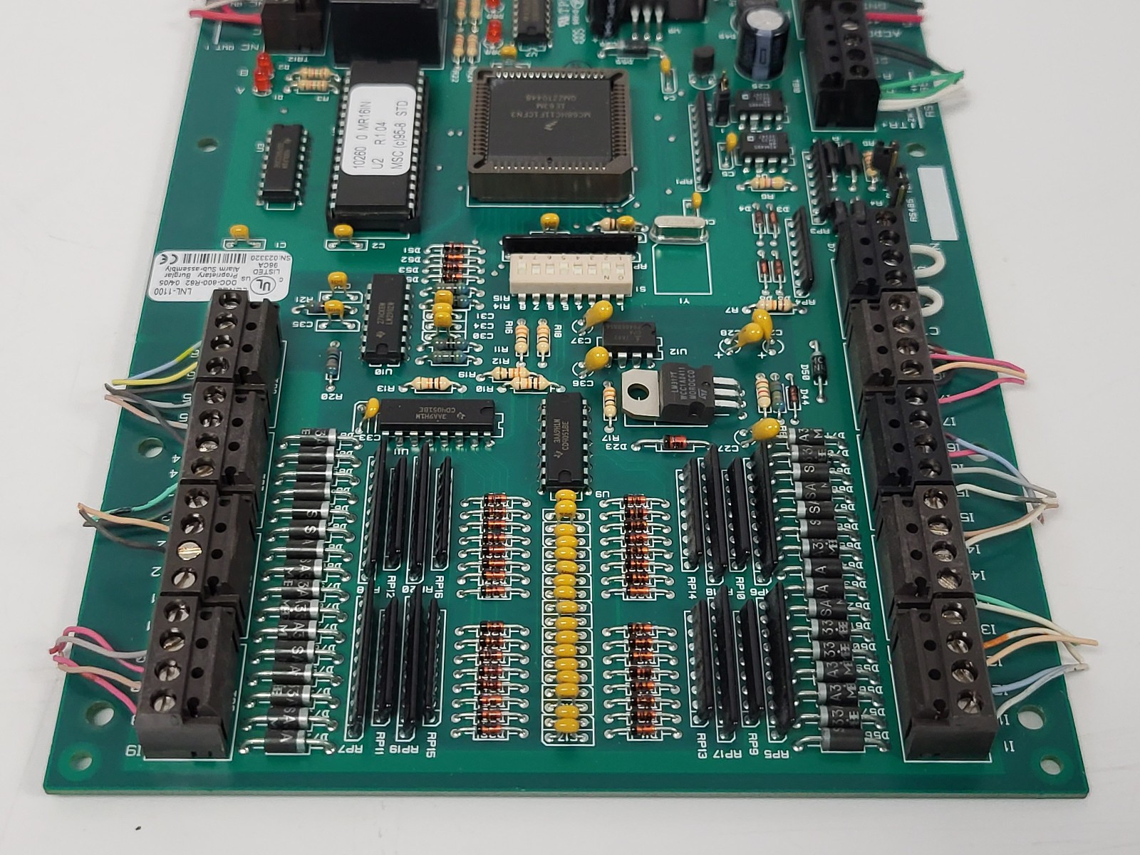 Lenel LNL-1100 Security Alarm Input Control Module Board