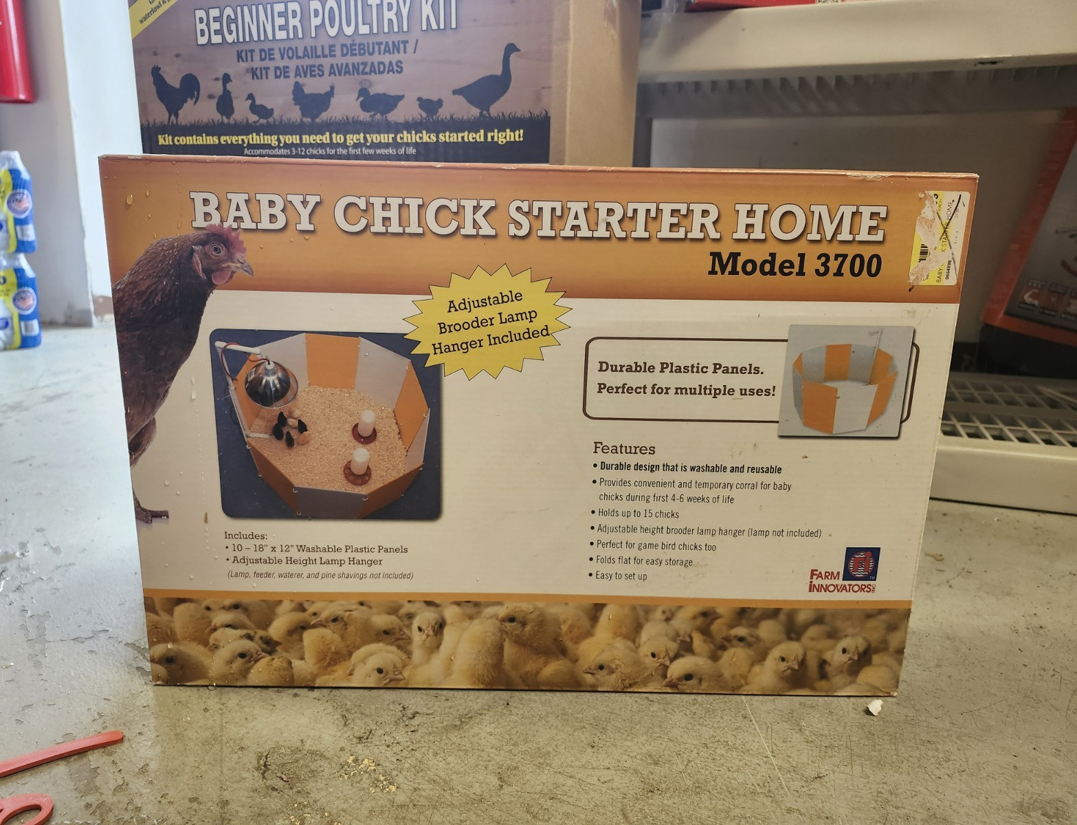 Farm Innovators Baby Chick Starter Home for Chicks Model 3700