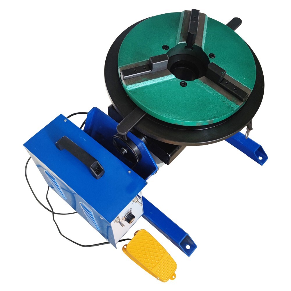 220LB Welding Positioner Turntable with 300mm Chuck Tables Soldering 0-90°Rotary