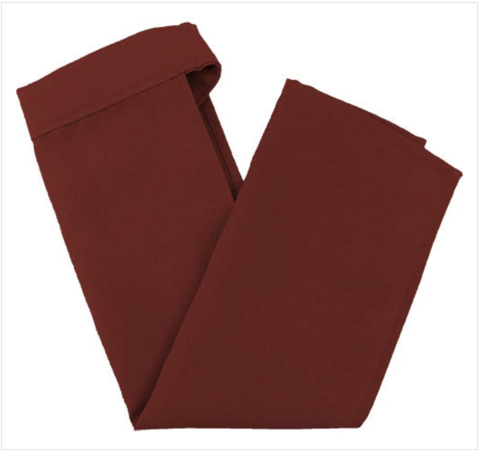GENUINE U.S. ARMY BIB SCARF: TRANSPORTATION - BRICK RED