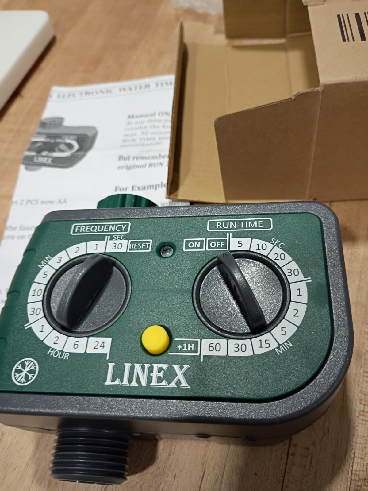 LINEX LX217M Sprinkler Timer Programmable Water Timer for Garden Hose Outdoor