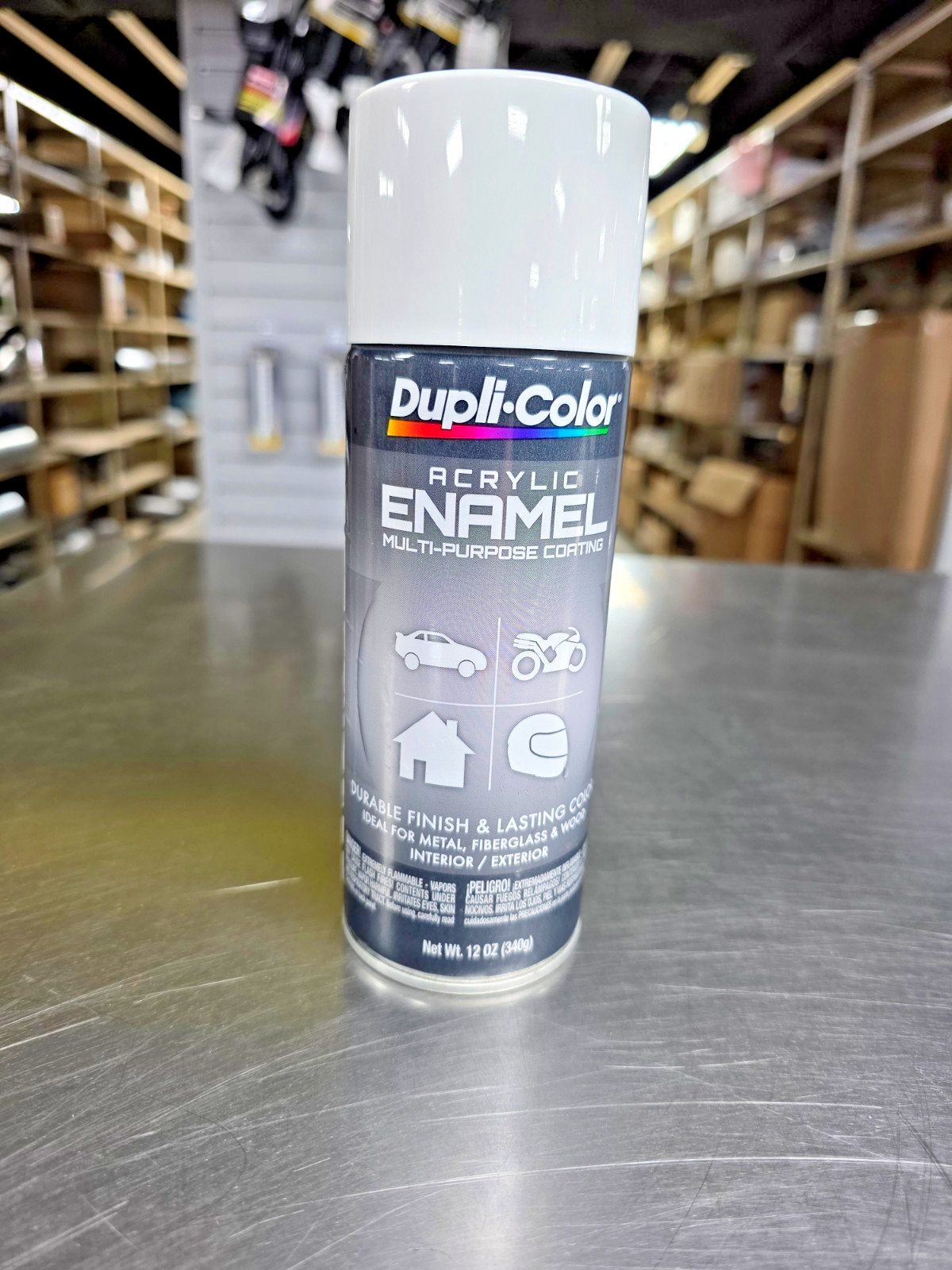 DupliColor Gloss White OSHA DA1670 Enamel Paint