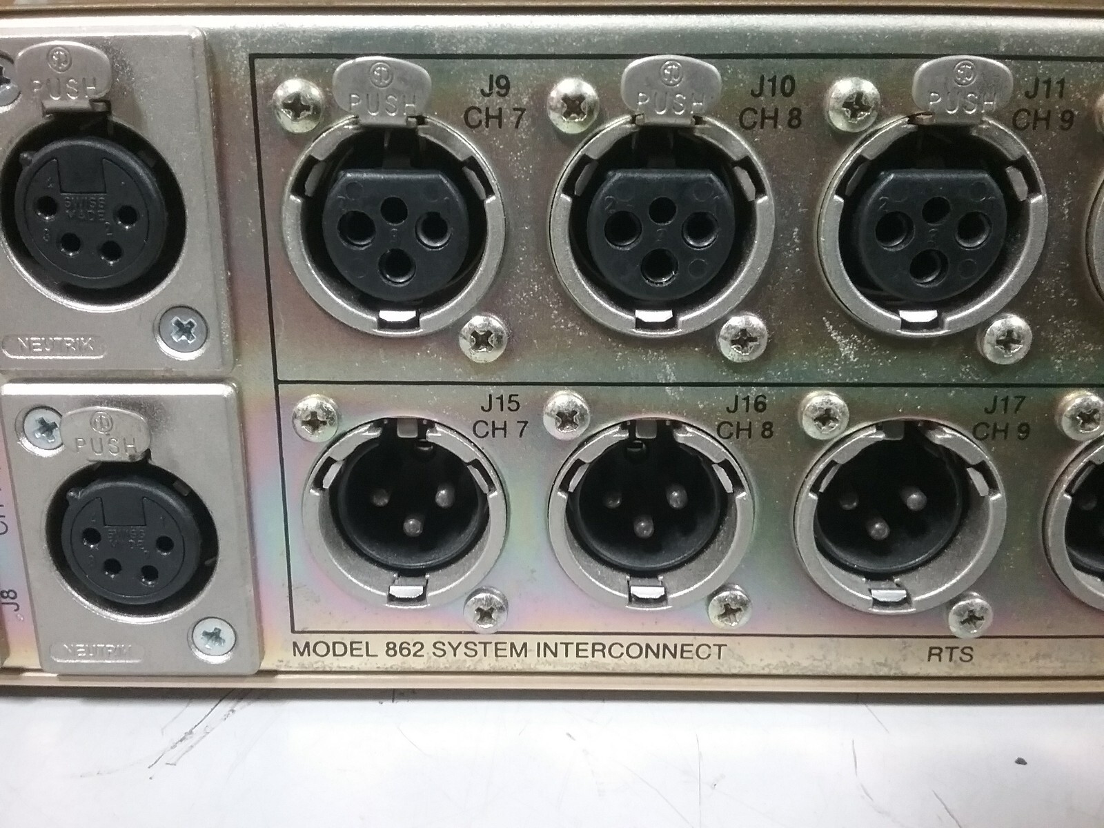 Telex RTS 803 Master Station + RTS 862 Intercom System Interconnect