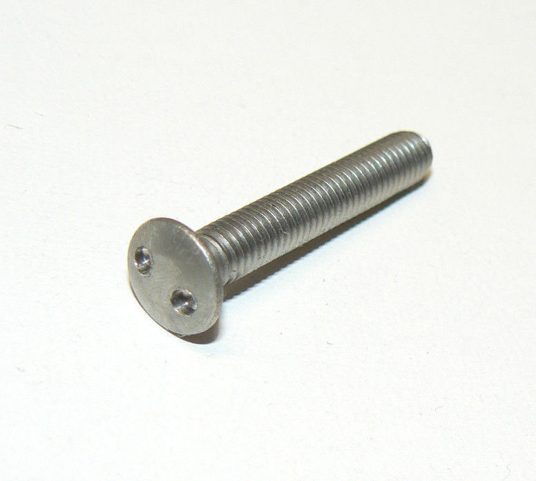 #10/32 X 1 1/4" Oval Head Spanner Security S/S Machine Screws - Lot of 41 Pcs.