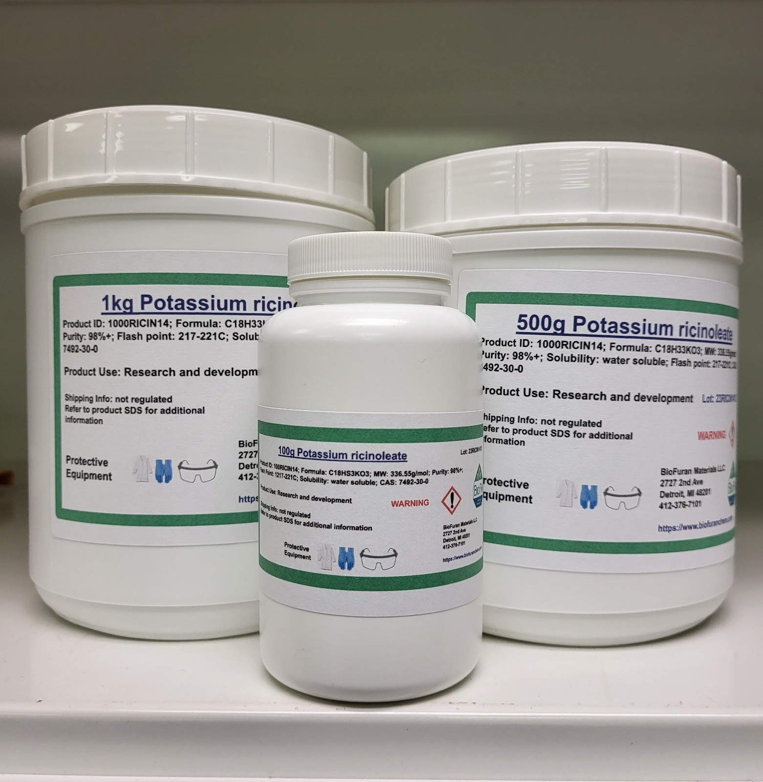Potassium ricinoleate
