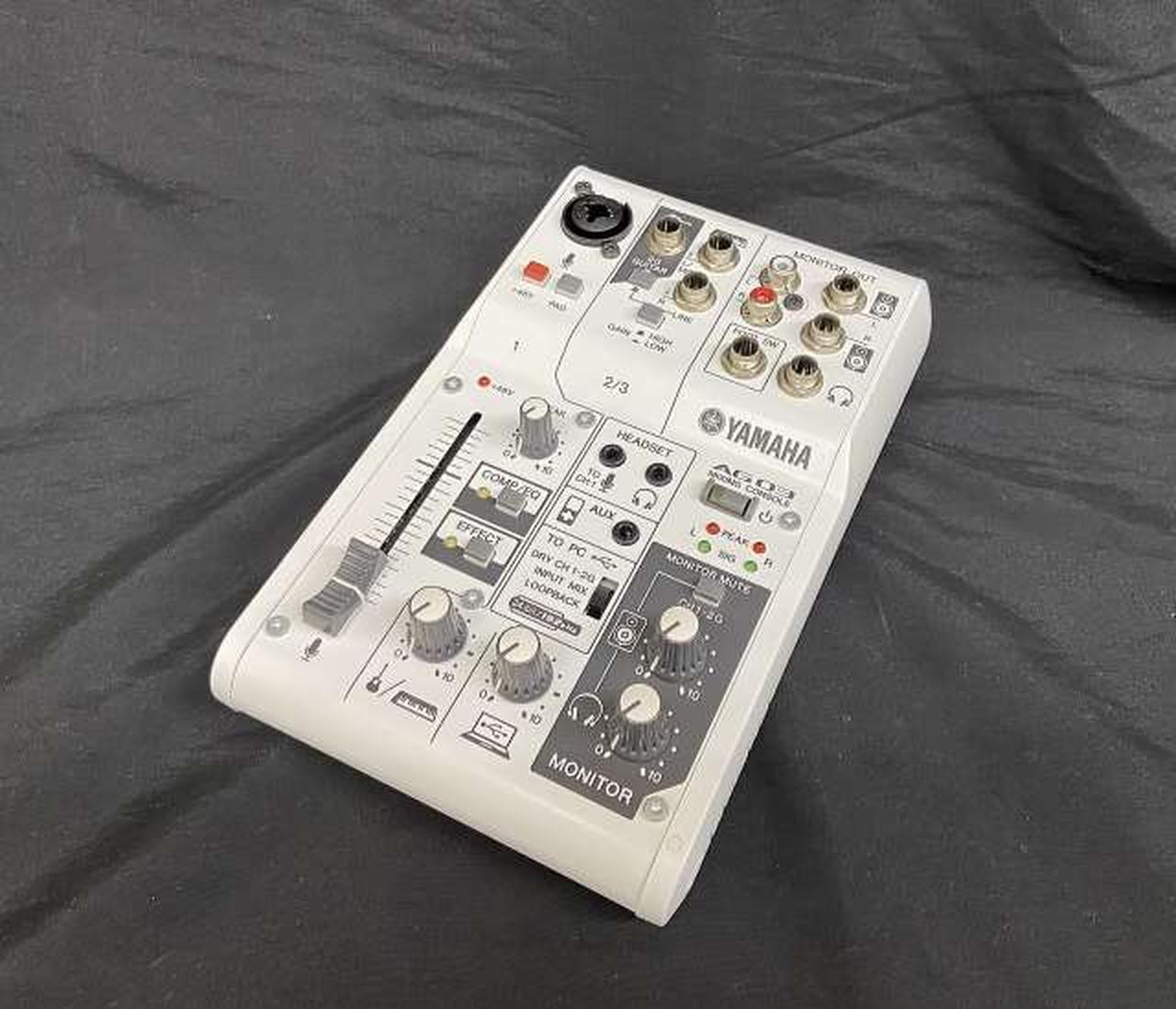 Yamaha AG03 Streaming Mixer Compact 3-Channel USB Audio Interface