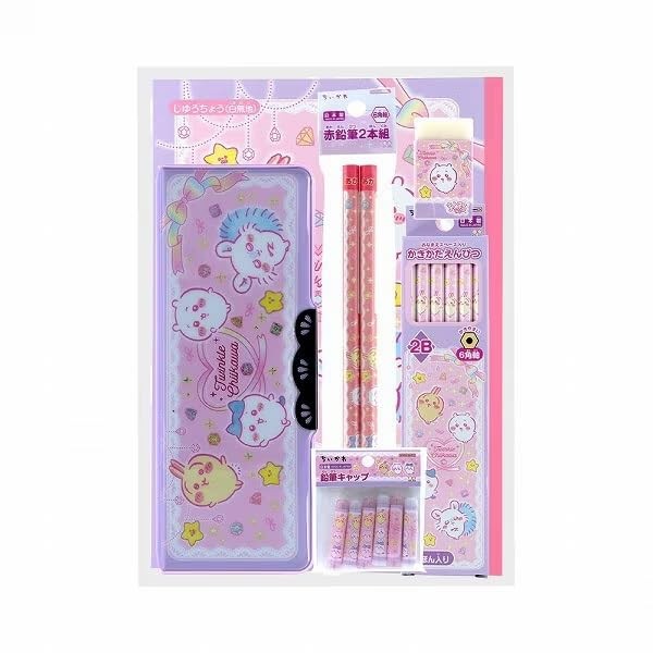 Chiikawa Stationery Set Sun-Star Back to School Pencil Case Japan
