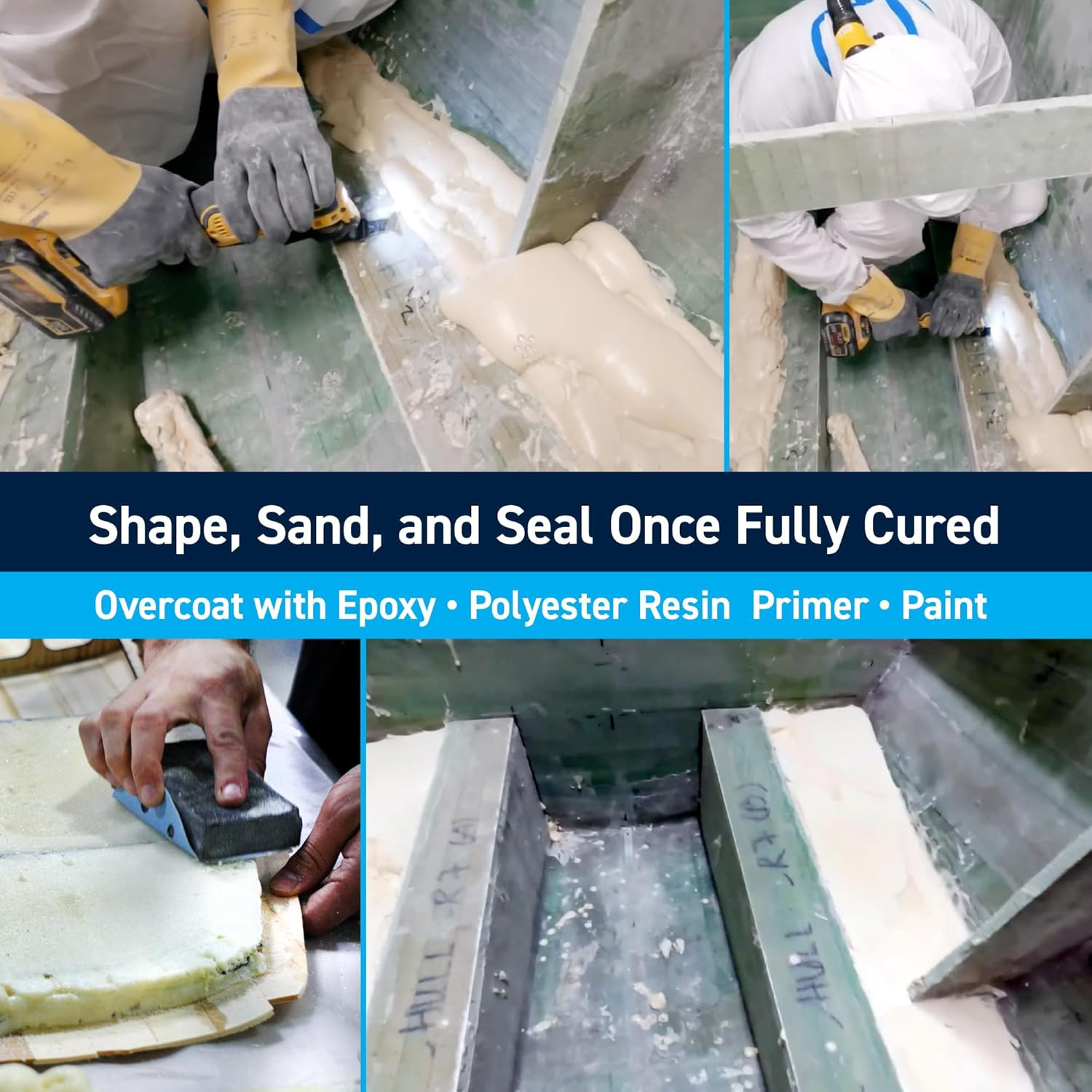 TotalBoat 2lb Density Expanding Foam Kit 2 Gallon Closed Cell Polyurethane
