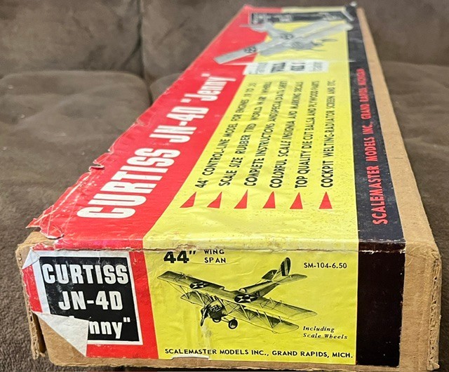 Curtiss JN-40 "Jenny" Control line model
