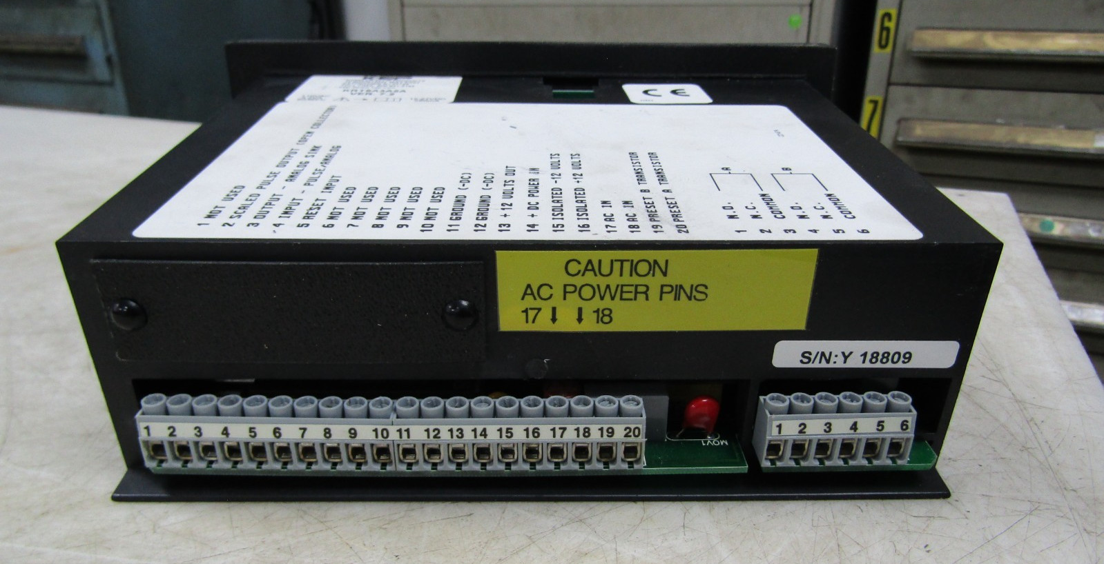 💥KEP KRT8A3A2A RATE/TOTALIZER ELECTRONIC COUNTER 110 VAC 12-27 VDC 3.2VA