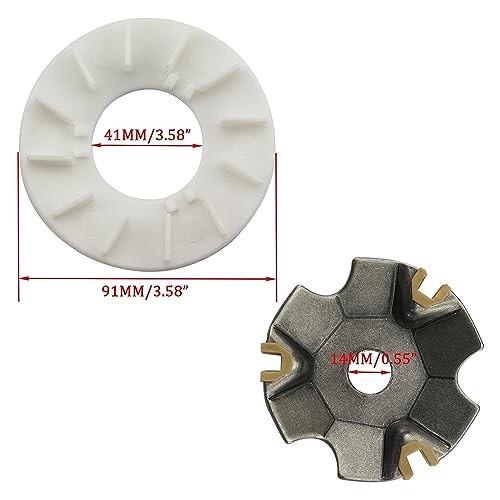 Variator Assembly Complete Variator Assembly Roller Drive Wheel for GY6 50cc